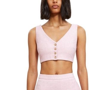 Callipygian Pink Tweed Set